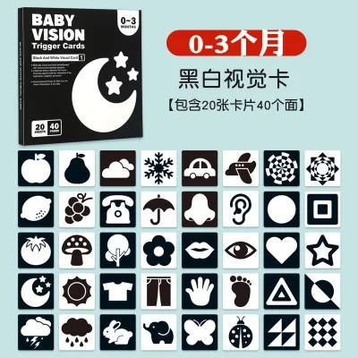 Baby Vision Trigger Cards – Stage-wise Visual Stimulation Set